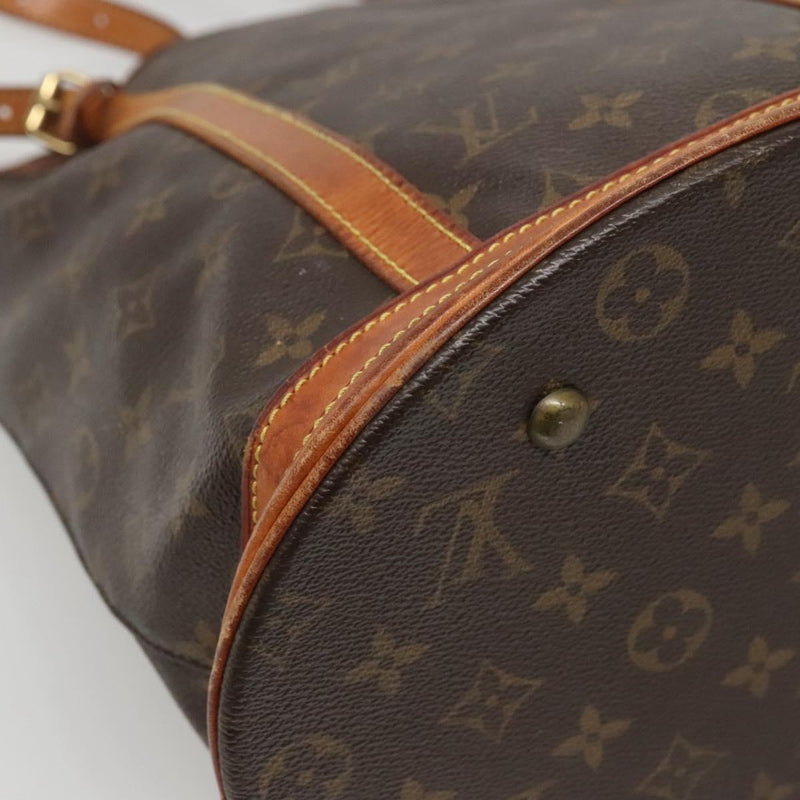 LOUIS VUITTON Monogram Bucket GM Shoulder Bag M42236 LV Auth 120437