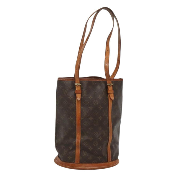 LOUIS VUITTON Monogram Bucket GM Shoulder Bag M42236 LV Auth 120437