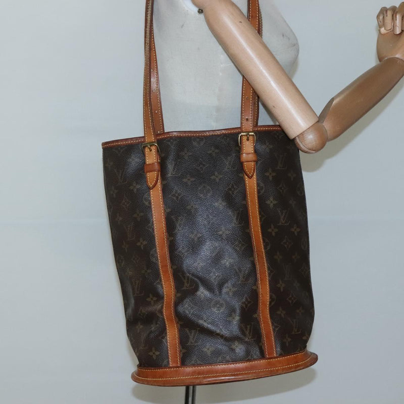 LOUIS VUITTON Monogram Bucket GM Shoulder Bag M42236 LV Auth 120437