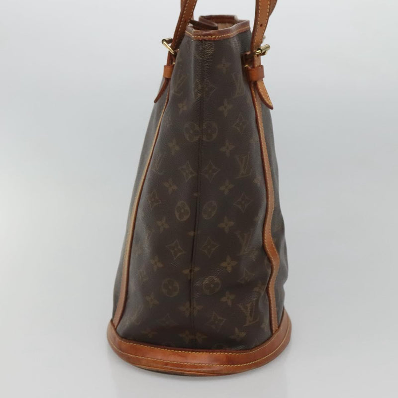 LOUIS VUITTON Monogram Bucket GM Shoulder Bag M42236 LV Auth 120437