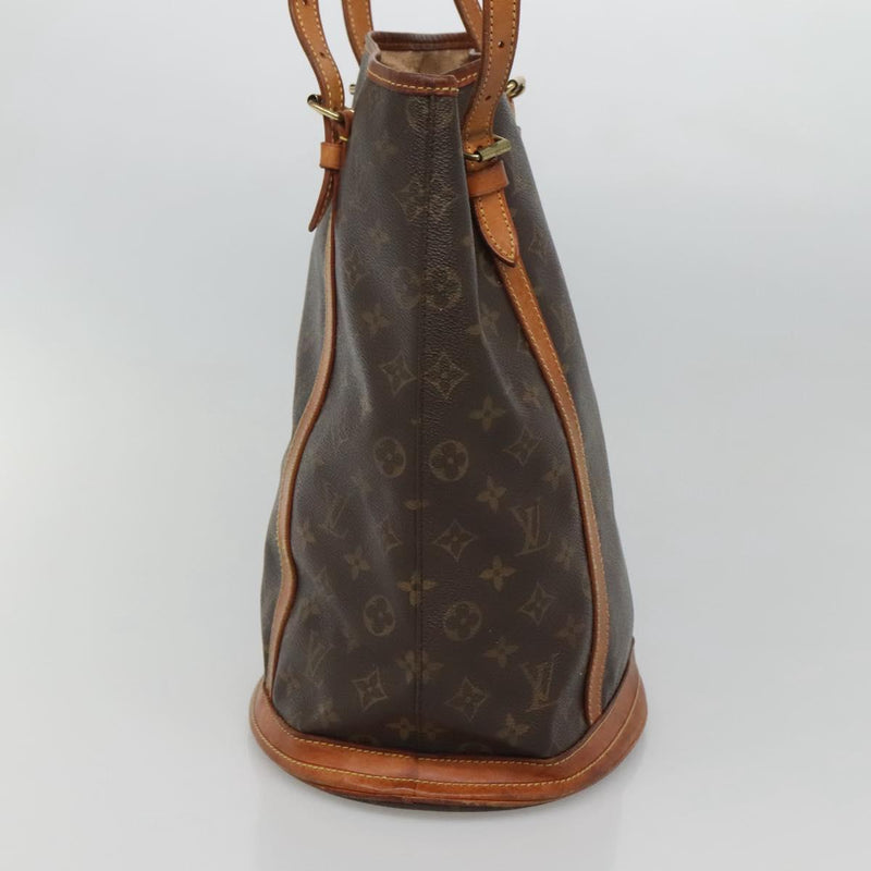LOUIS VUITTON Monogram Bucket GM Shoulder Bag M42236 LV Auth 120437