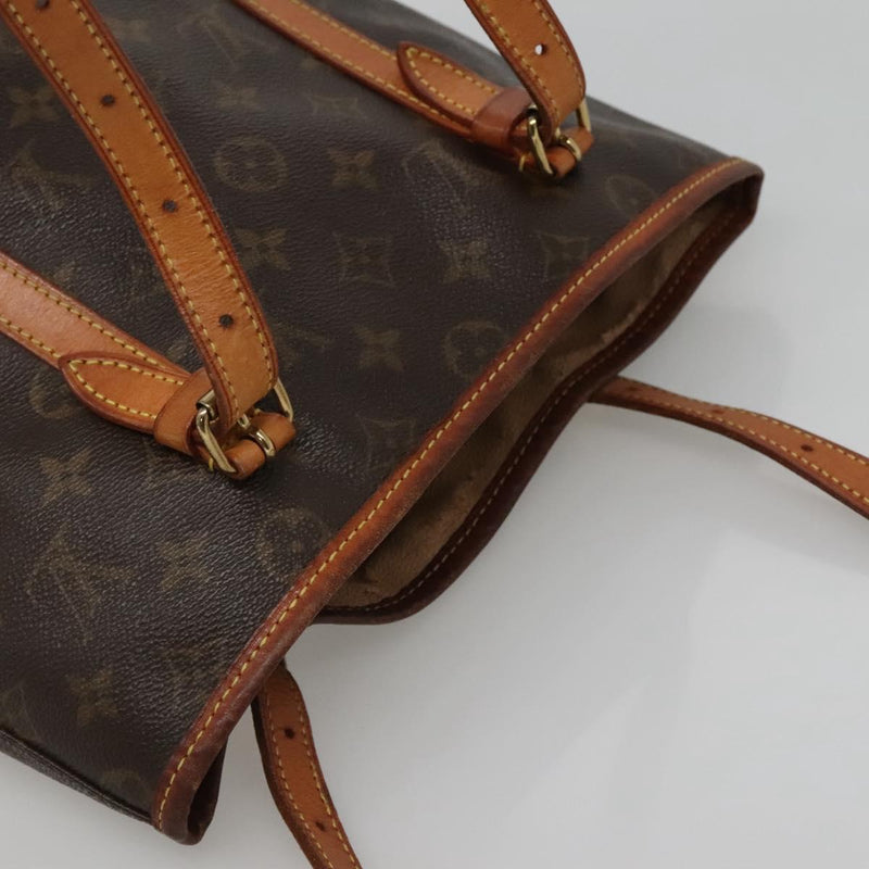 LOUIS VUITTON Monogram Bucket GM Shoulder Bag M42236 LV Auth 120437