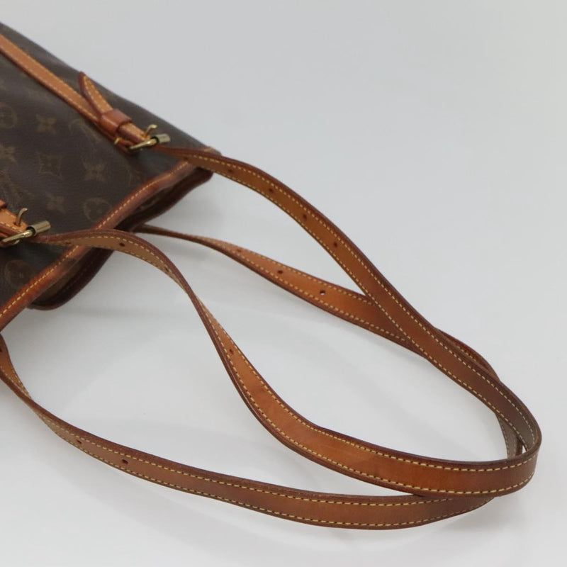 LOUIS VUITTON Monogram Bucket GM Shoulder Bag M42236 LV Auth 120437