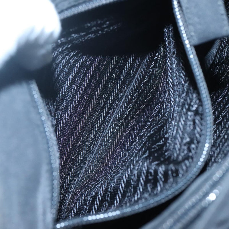 PRADA Hand Bag Nylon Black Auth 120455