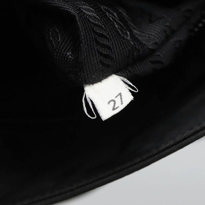 PRADA Hand Bag Nylon Black Auth 120455