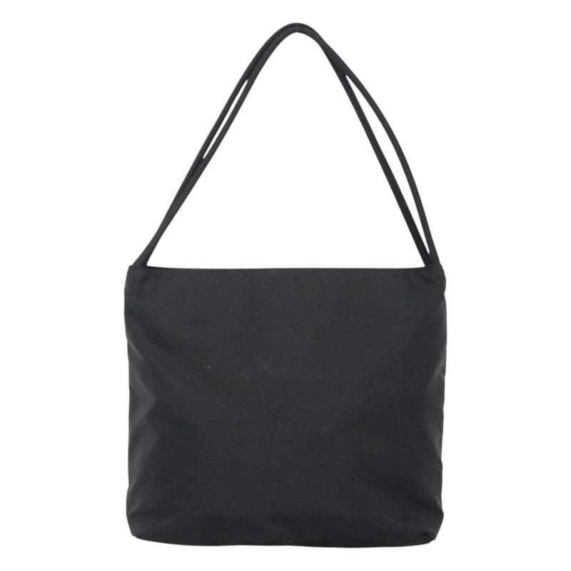 PRADA Hand Bag Nylon Black Auth 120455