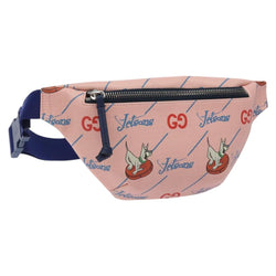GUCCI THE Jetsons Children's Body Bag PVC Leather Pink 502095 Auth 120466