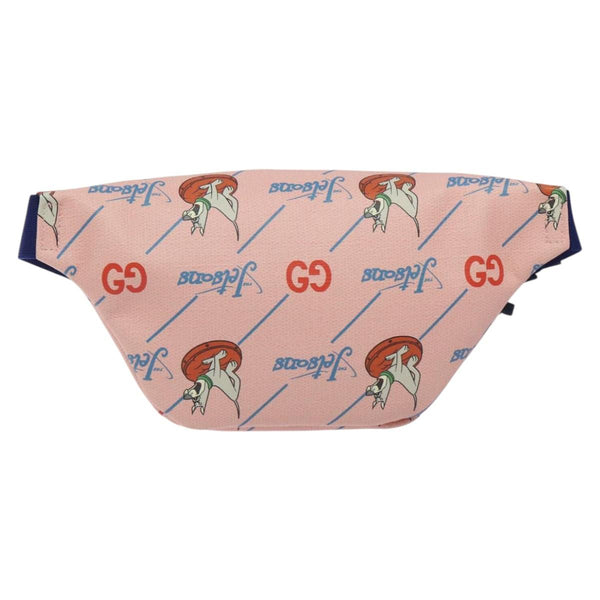 GUCCI THE Jetsons Children's Body Bag PVC Leather Pink 502095 Auth 120466