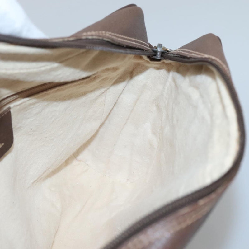 GUCCI GG Supreme Web Sherry Line Bag PVC Beige Gold 56 02 088 Auth 120487