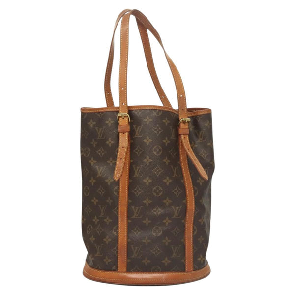 LOUIS VUITTON Monogram Bucket GM Shoulder Bag M42236 LV Auth 120501