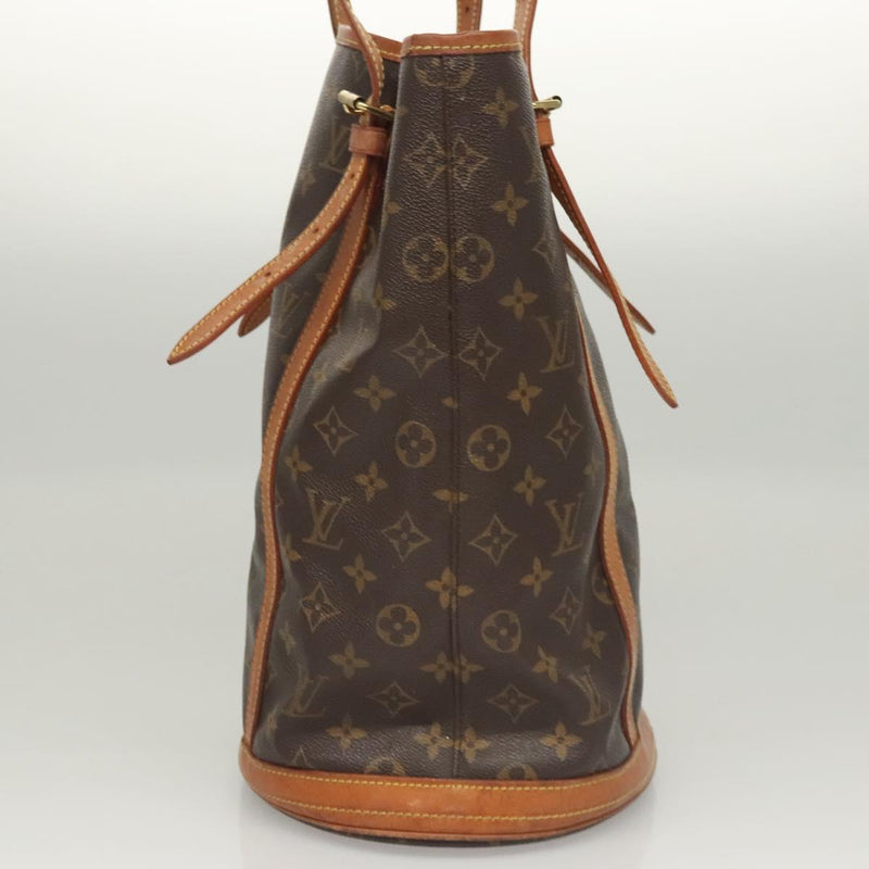 LOUIS VUITTON Monogram Bucket GM Shoulder Bag M42236 LV Auth 120501