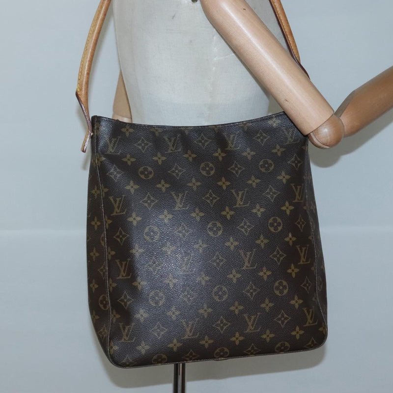 LOUIS VUITTON Monogram Looping GM Shoulder Bag M51145 LV Auth 120503