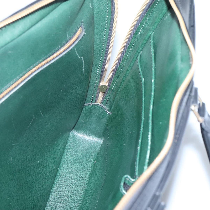 LOUIS VUITTON Epi Porte Documents Voyage Business Bag Black M54472 Auth 120520
