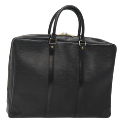 LOUIS VUITTON Epi Porte Documents Voyage Business Bag Black M54472 Auth 120520