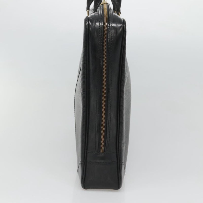 LOUIS VUITTON Epi Porte Documents Voyage Business Bag Black M54472 Auth 120520