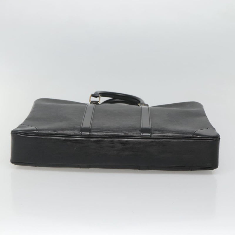 LOUIS VUITTON Epi Porte Documents Voyage Business Bag Black M54472 Auth 120520