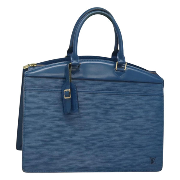LOUIS VUITTON Epi Riviera Hand Bag Blue M48185 LV Auth 120528