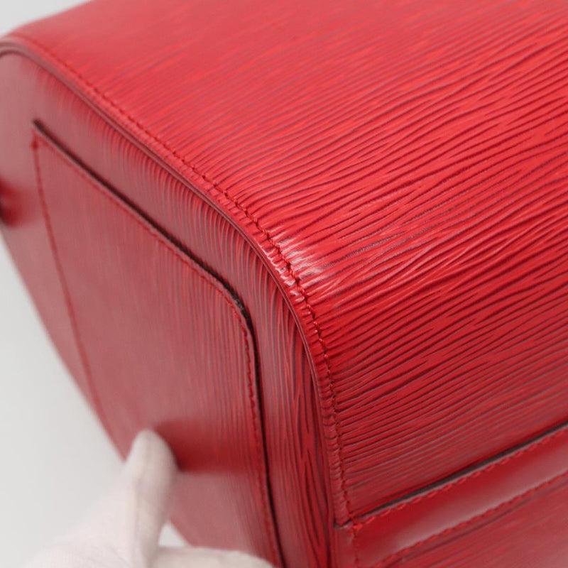 LOUIS VUITTON Epi Speedy 30 Hand Bag Castilian Red M43007 LV Auth 120534