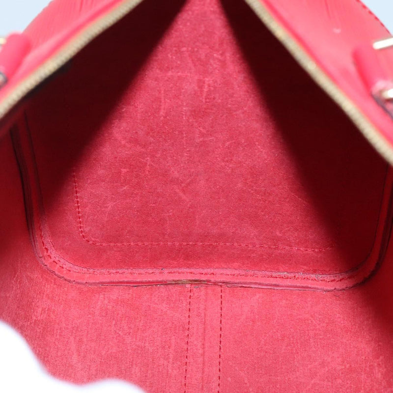 LOUIS VUITTON Epi Speedy 30 Hand Bag Castilian Red M43007 LV Auth 120534