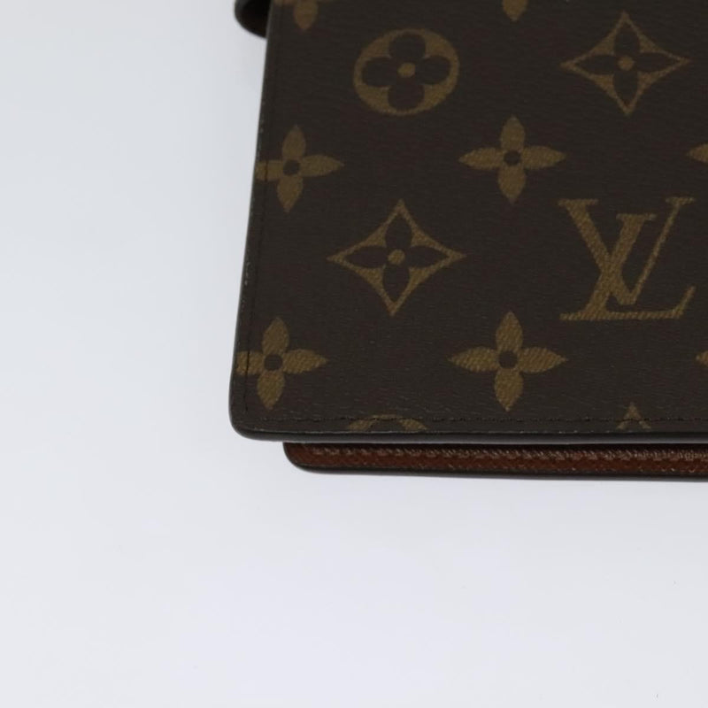 LOUIS VUITTON Monogram Agenda GM Day Planner Cover R20006 LV Auth 120541A