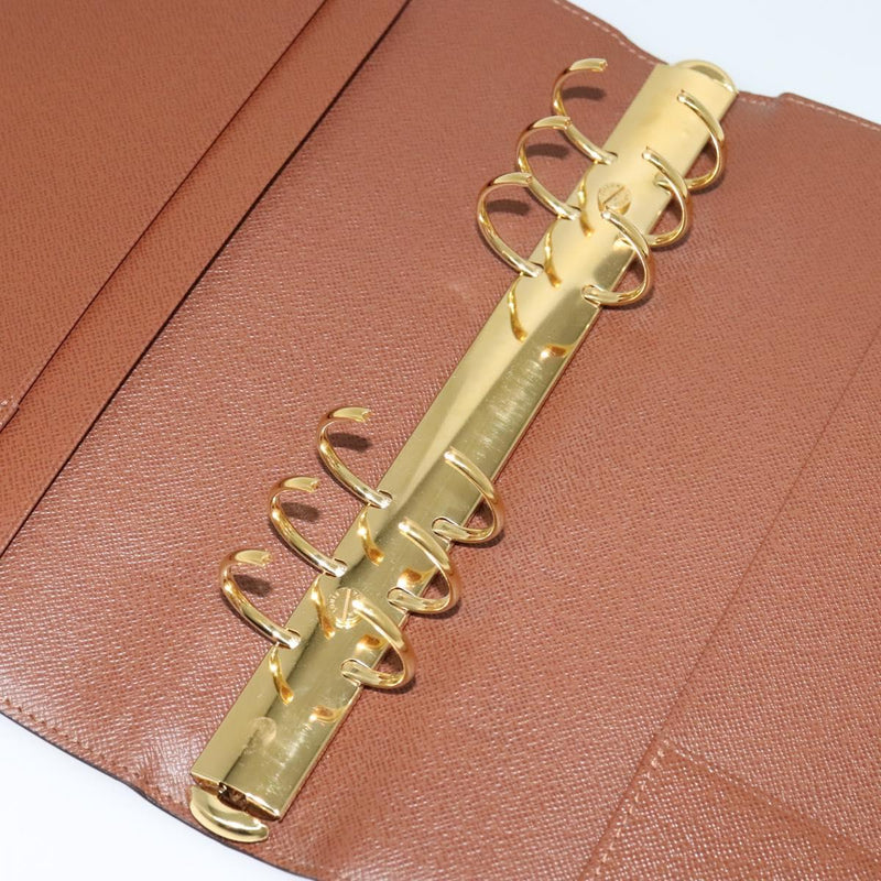 LOUIS VUITTON Monogram Agenda GM Day Planner Cover R20006 LV Auth 120541A