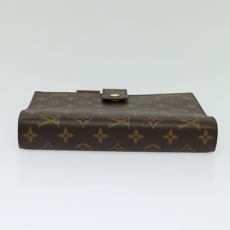 LOUIS VUITTON Monogram Agenda GM Day Planner Cover R20006 LV Auth 120541A
