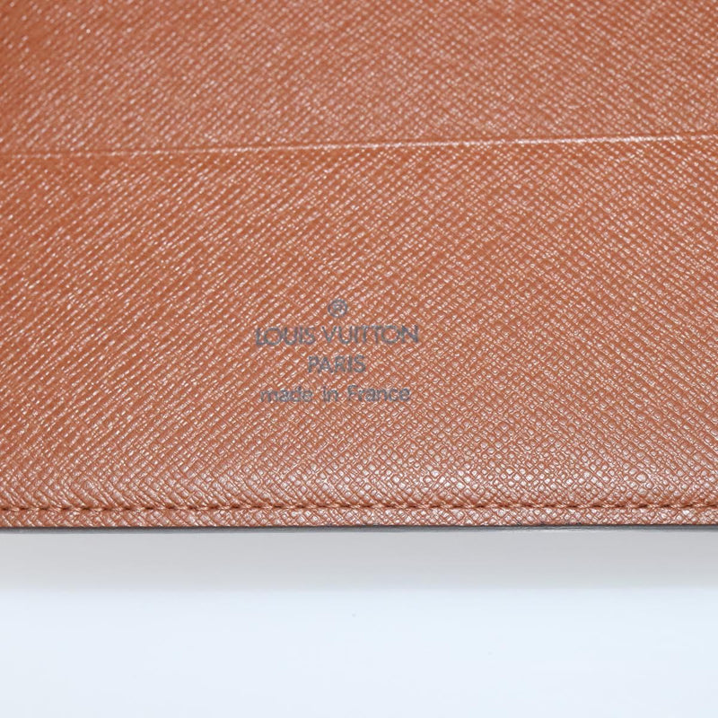 LOUIS VUITTON Monogram Agenda GM Day Planner Cover R20006 LV Auth 120542