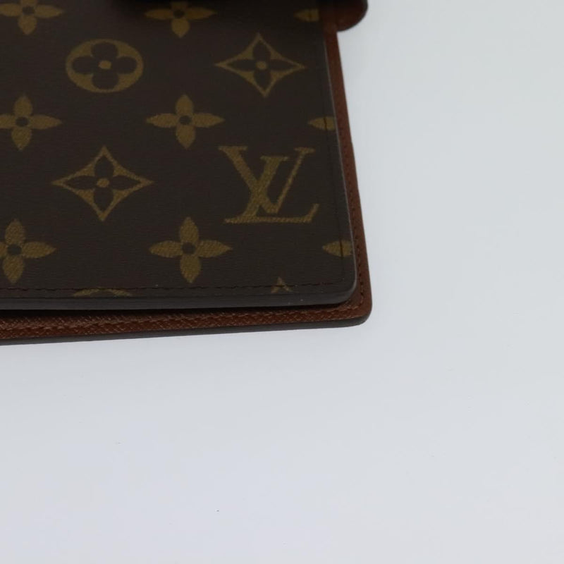 LOUIS VUITTON Monogram Agenda GM Day Planner Cover R20006 LV Auth 120542