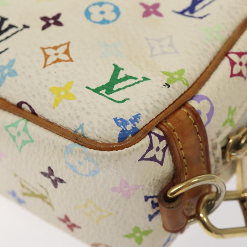 LOUIS VUITTON Monogram Multicolor Trousse Wapity White M58033 LV Auth 120544