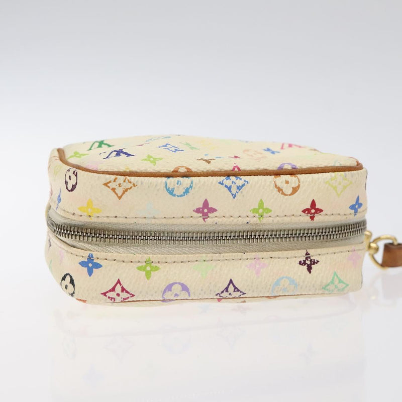 LOUIS VUITTON Monogram Multicolor Trousse Wapity White M58033 LV Auth 120544