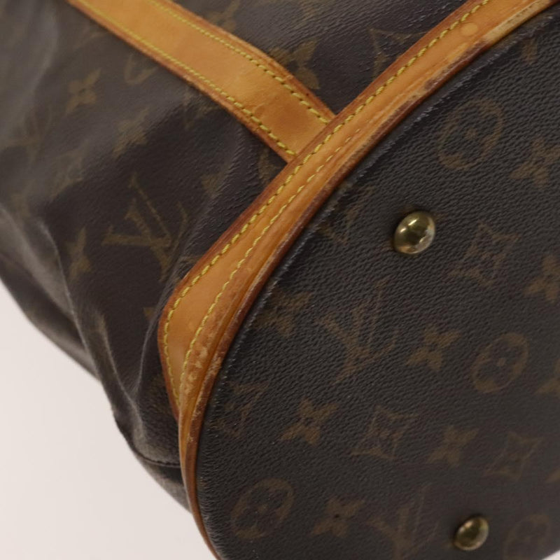 LOUIS VUITTON Monogram Bucket GM Shoulder Bag M42236 LV Auth 120557