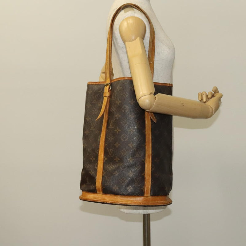 LOUIS VUITTON Monogram Bucket GM Shoulder Bag M42236 LV Auth 120557