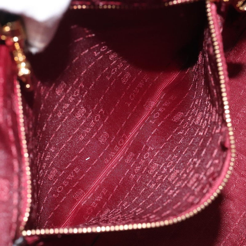 LOEWE Tote Bag Leather Dark Brown gold Auth 120929