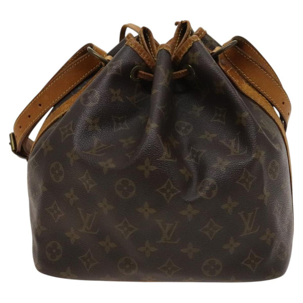 LOUIS VUITTON Monogram Petit Noe Shoulder Bag M42226 LV Auth 120982