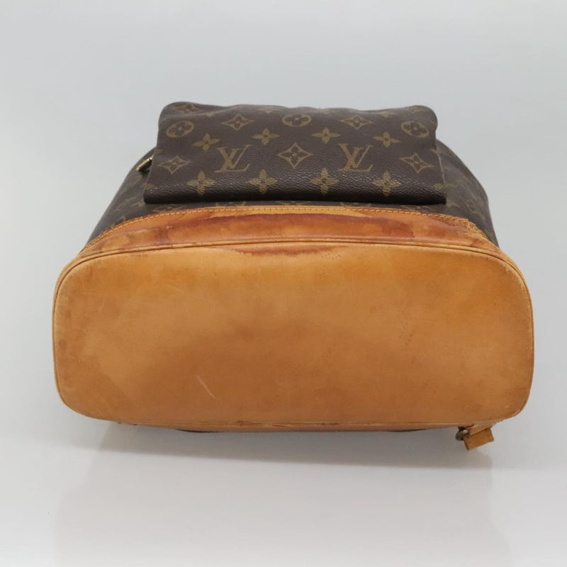 LOUIS VUITTON Monogram Montsouris GM Backpack M51135 LV Auth 120987