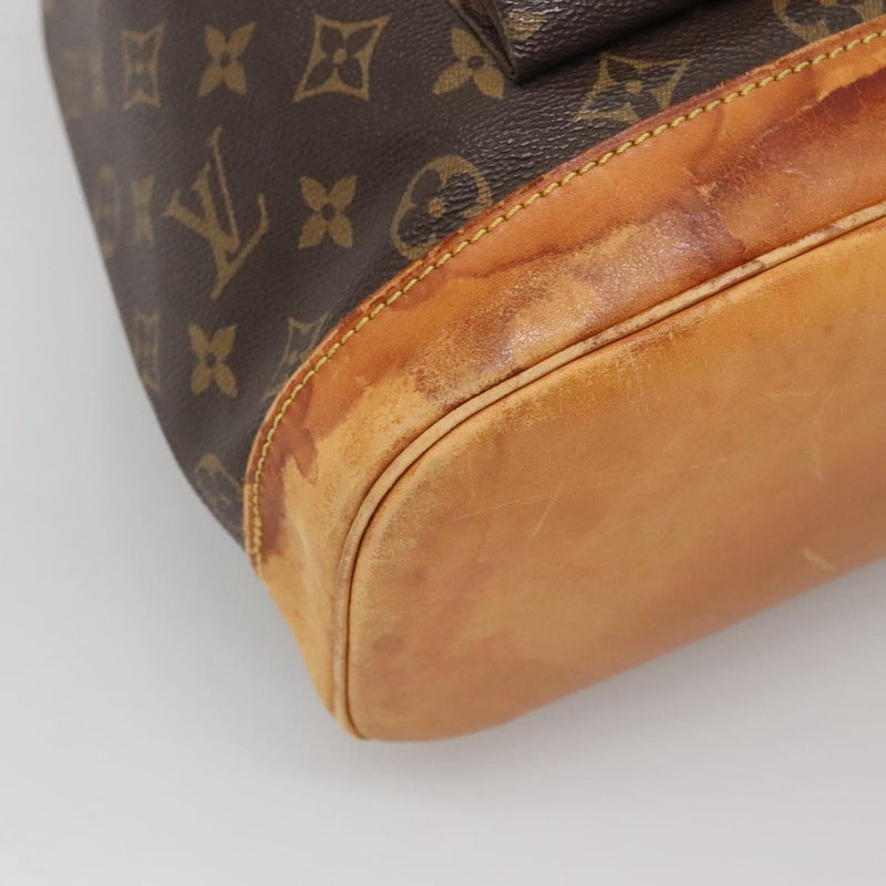 LOUIS VUITTON Monogram Montsouris GM Backpack M51135 LV Auth 120987