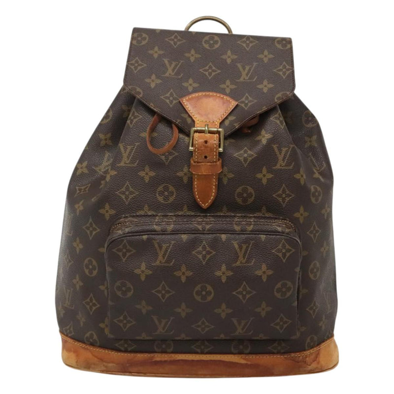 LOUIS VUITTON Monogram Montsouris GM Backpack M51135 LV Auth 120987