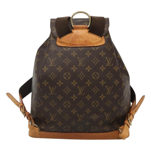 LOUIS VUITTON Monogram Montsouris GM Backpack M51135 LV Auth 120987