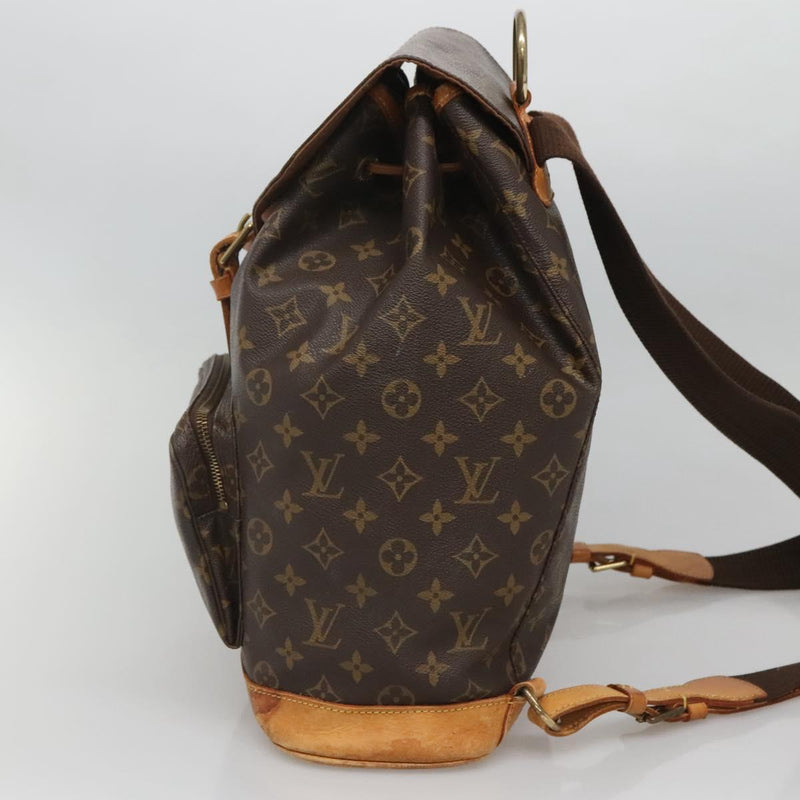 LOUIS VUITTON Monogram Montsouris GM Backpack M51135 LV Auth 120987