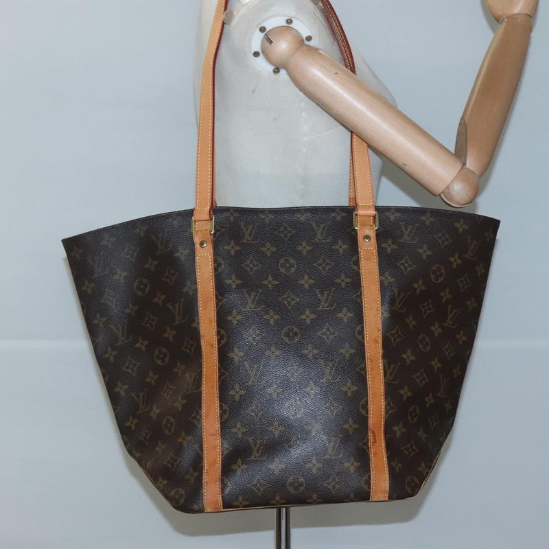 LOUIS VUITTON Monogram Sac Shopping Tote Bag M51108 LV Auth 121007