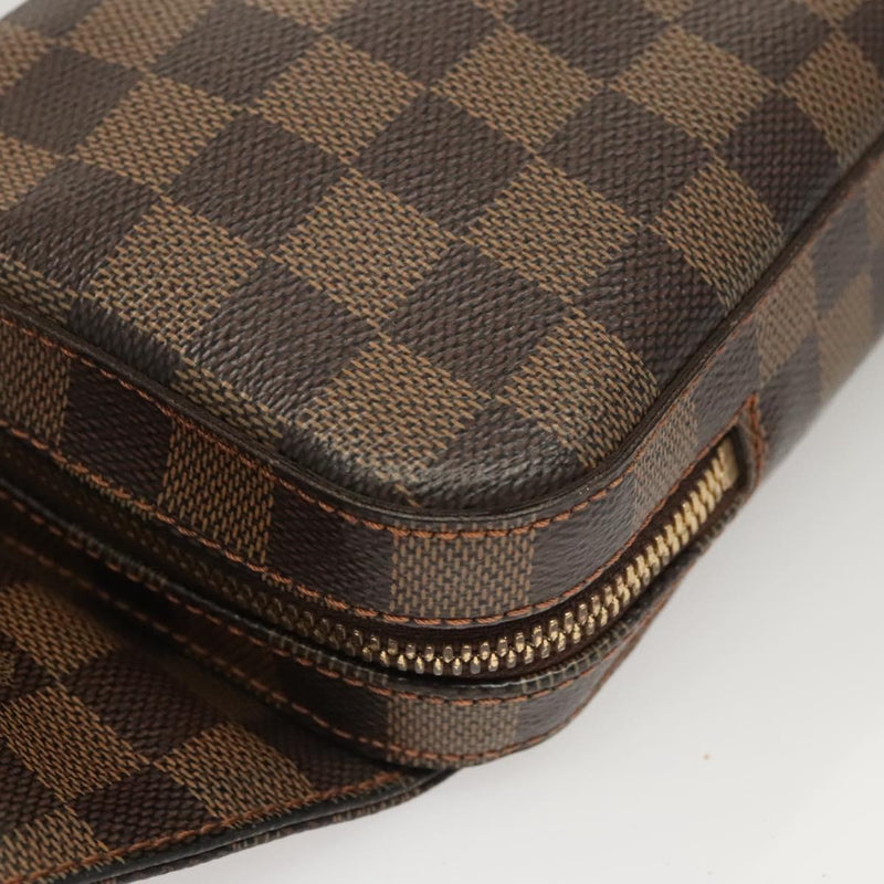 LOUIS VUITTON Damier Ebene Geronimos Shoulder Bag N51994 LV Auth 121023
