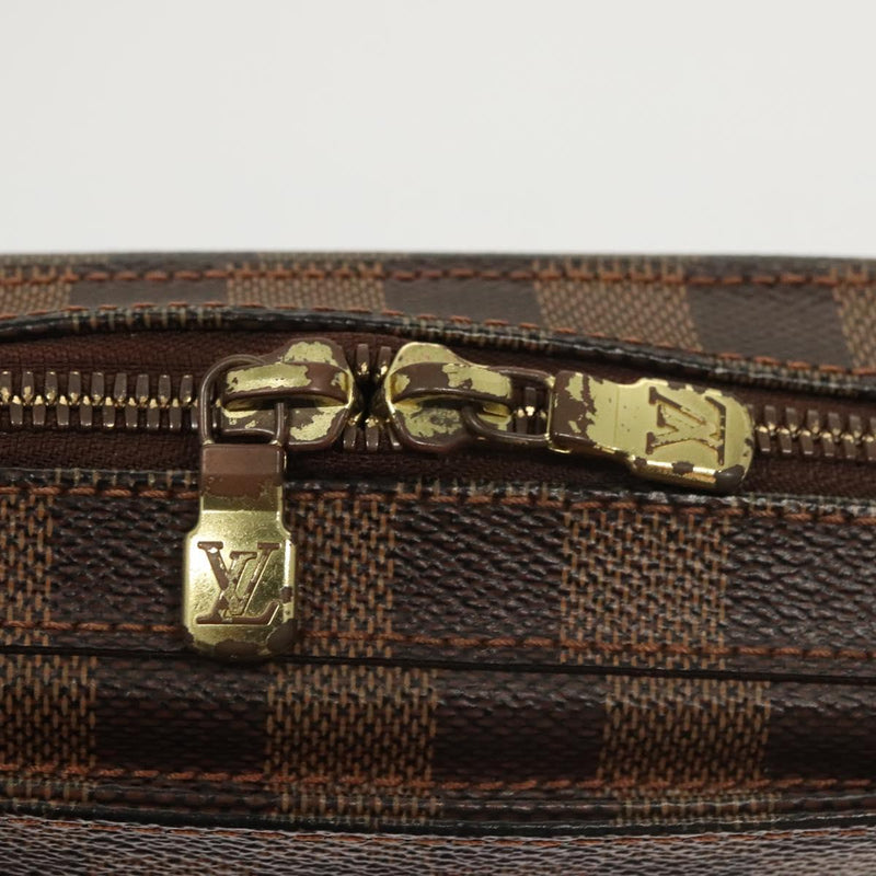 LOUIS VUITTON Damier Ebene Geronimos Shoulder Bag N51994 LV Auth 121023