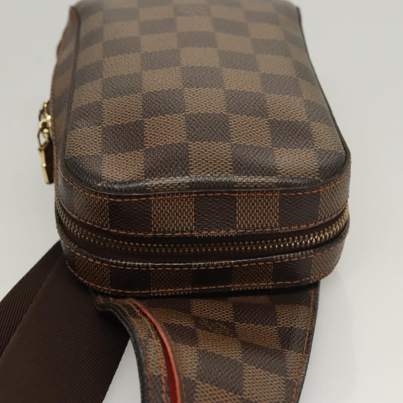 LOUIS VUITTON Damier Ebene Geronimos Shoulder Bag N51994 LV Auth 121023