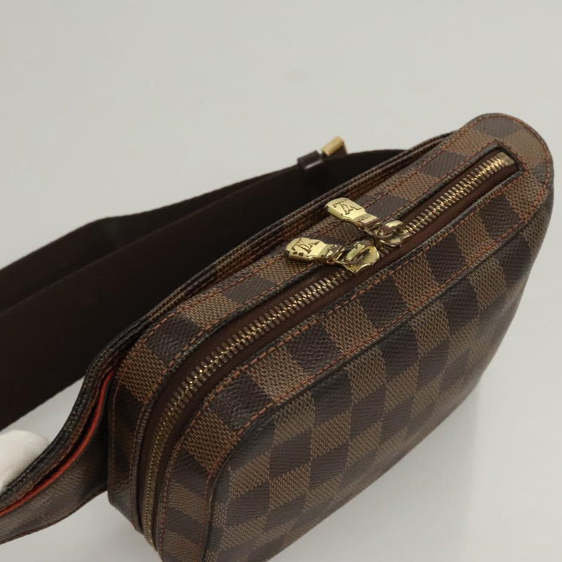 LOUIS VUITTON Damier Ebene Geronimos Shoulder Bag N51994 LV Auth 121023