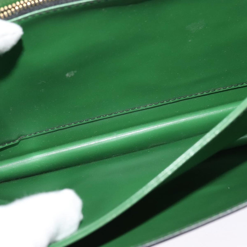 LOUIS VUITTON Epi Osh Shoulder Bag Black Green M52444 LV Auth 121028