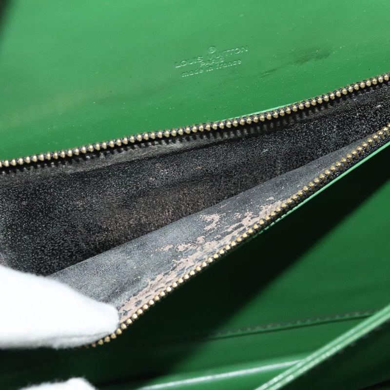 LOUIS VUITTON Epi Osh Shoulder Bag Black Green M52444 LV Auth 121028