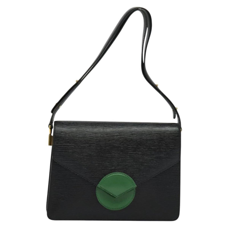 LOUIS VUITTON Epi Osh Shoulder Bag Black Green M52444 LV Auth 121028