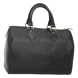 LOUIS VUITTON Epi Speedy 25 Hand Bag Black M43012 LV Auth 121033