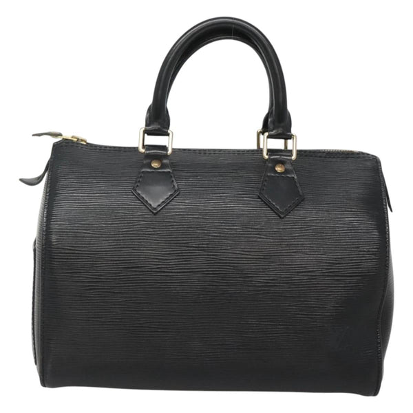 LOUIS VUITTON Epi Speedy 25 Hand Bag Black M43012 LV Auth 121033