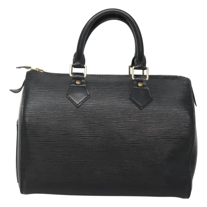 LOUIS VUITTON Epi Speedy 25 Hand Bag Black M43012 LV Auth 121033
